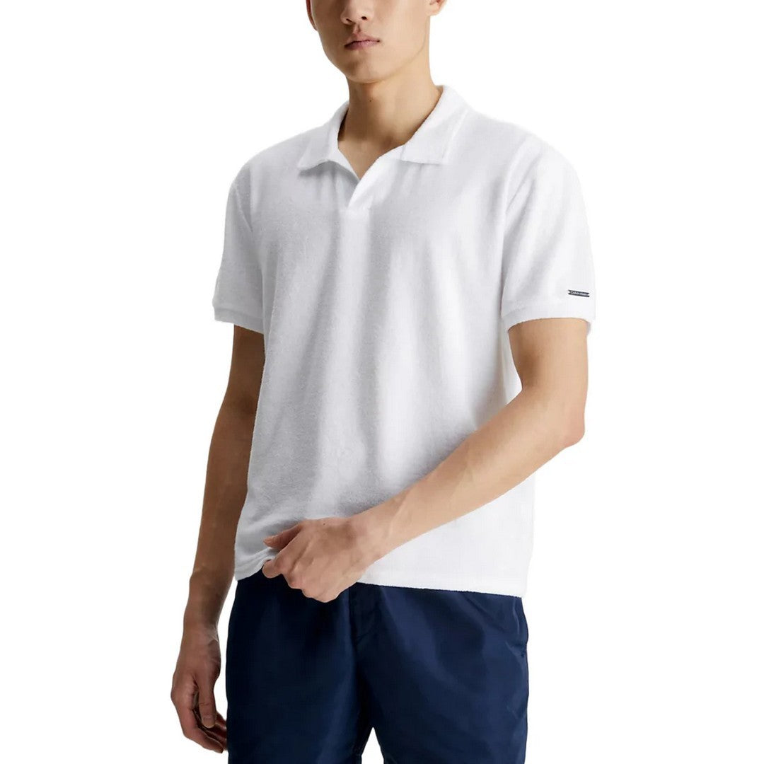 Calvin Klein Beachwear Polo Uomo in Spugna KM0KM00842 YCD