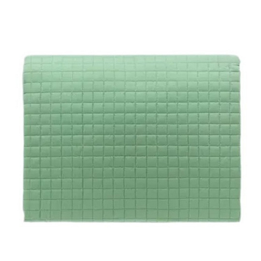 Riviera Quilt Matrimoniale Bicolore Passpartout in Microfibra Verde Giada
