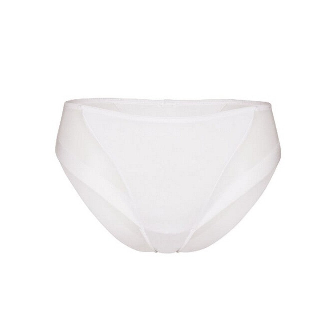 Lovable Slip midi sgambato Invisible Ultralight Bianco in microfibra e tulle