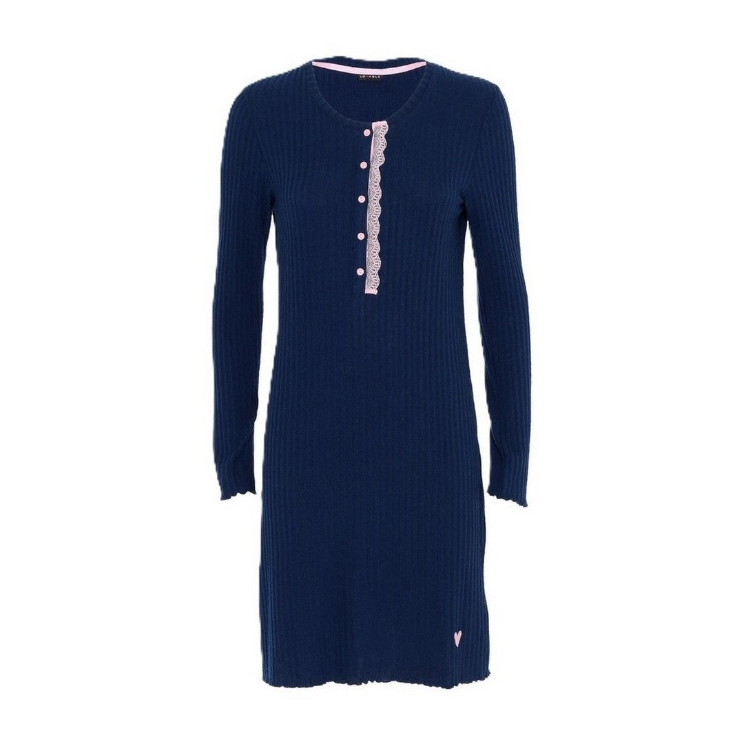 Lovable Camicia da Notte Donna Manica Lunga Serafino