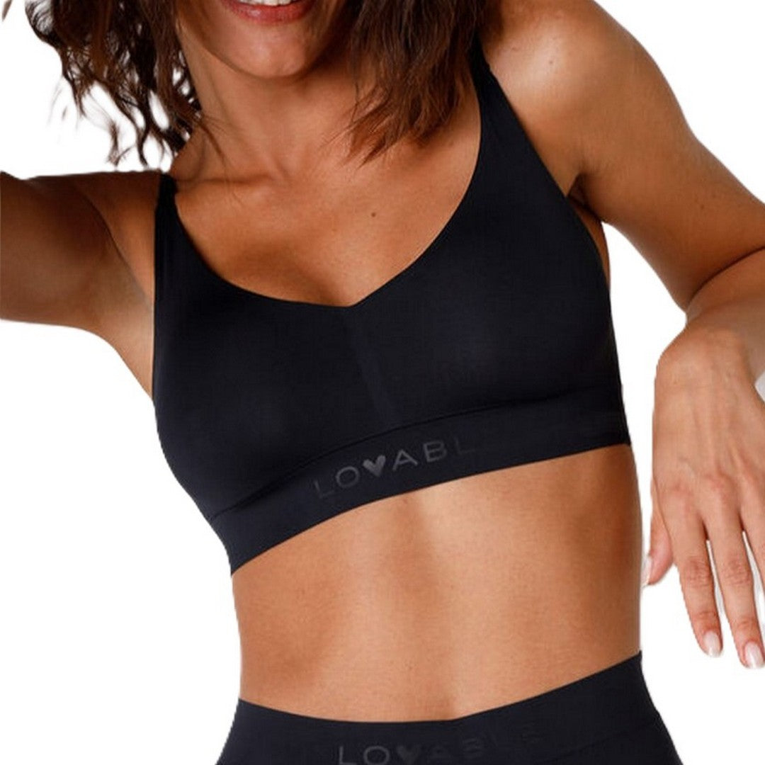 Lovable Reggiseno Bralette donna in Microfibra Effetto Seconda Pelle