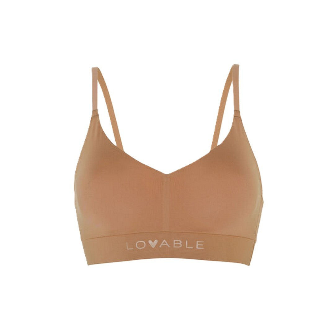 Lovable Reggiseno Bralette donna in Microfibra Effetto Seconda Pelle