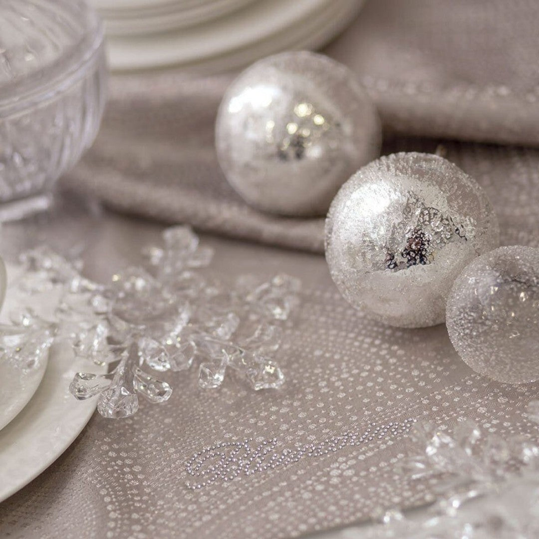 Blumarine Runner tessuto jacquard logo Blumarine in cristalli Crystelle-10302006