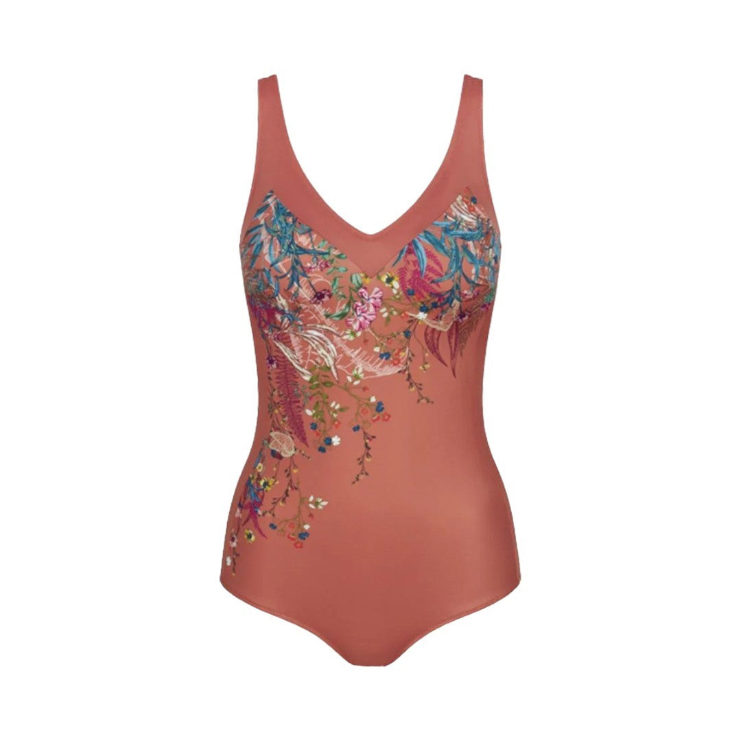 Triumph Costume Intero Donna Botanical Leaf OP 02 - 10207932-M018