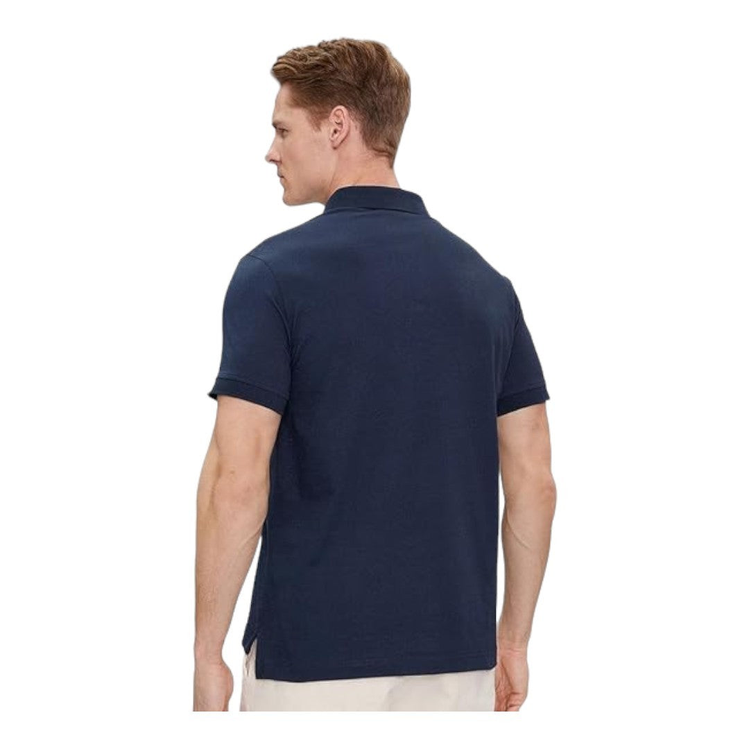 Emporio Armani Polo Uomo Beachwear Piquet Blu Cobalto - 211804 OP461 04433