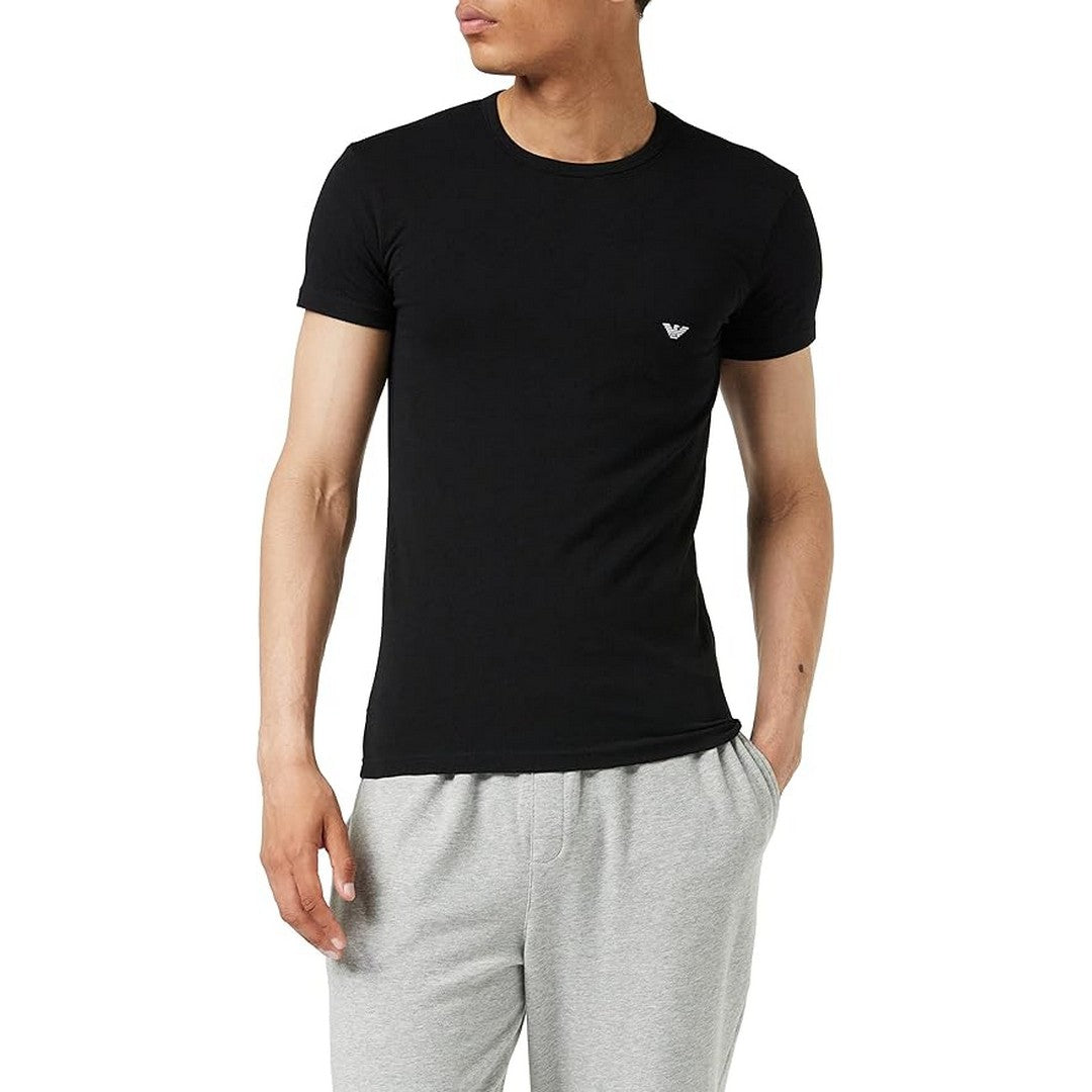 Emporio Armani T-Shirt Uomo con maxi aquila - 111035 CC735 00020