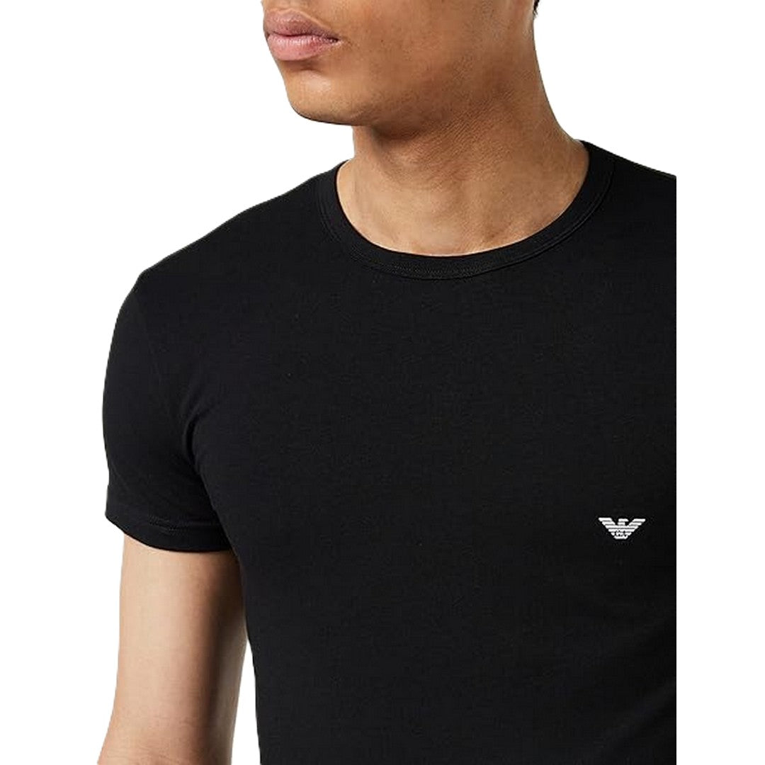 Emporio Armani T-Shirt Uomo con maxi aquila - 111035 CC735 00020