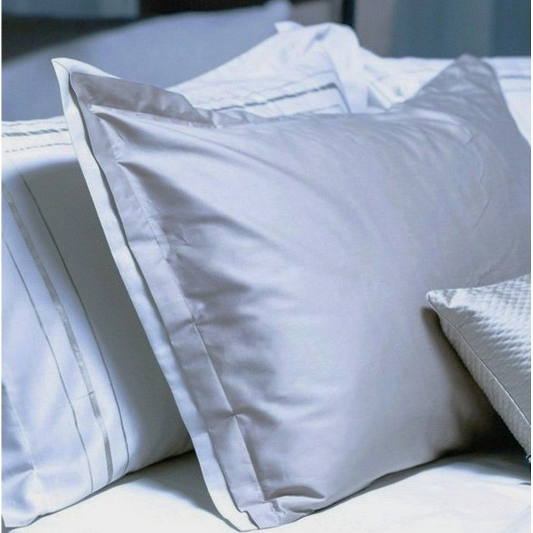 Reevèr St. Regis Copripiumino Double Raso di cotone Silver/cenere