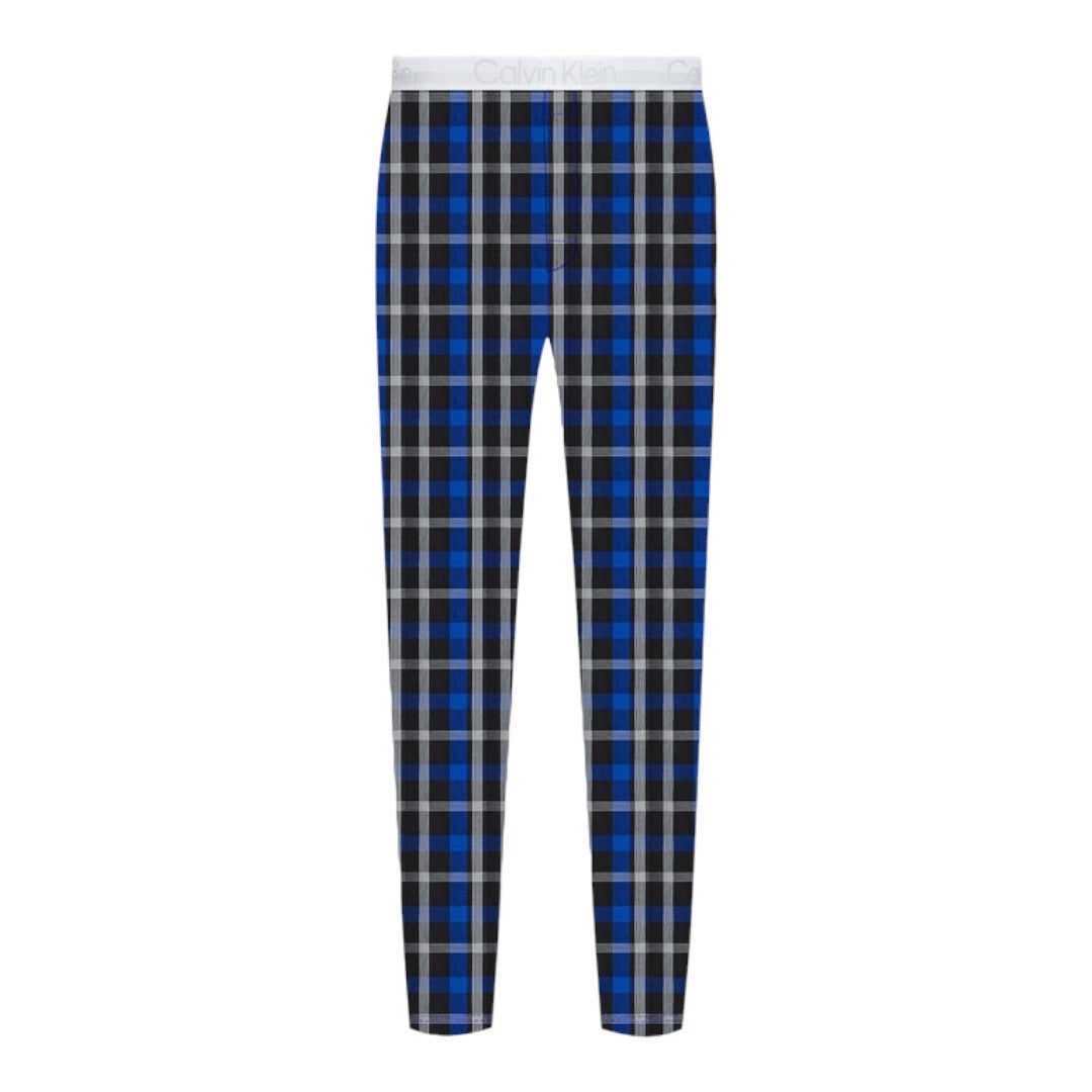 Calvin Klein Pigiama Uomo Pantalone cotone Ceck Blu - CK 000NM2184E IMW