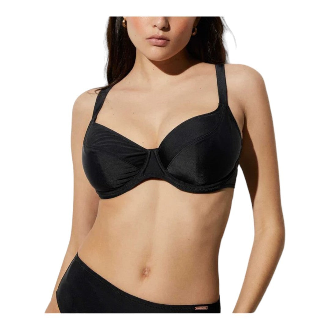 Ysabel Mora Top Donna Ferretto Riduttore - 82557 - NERO