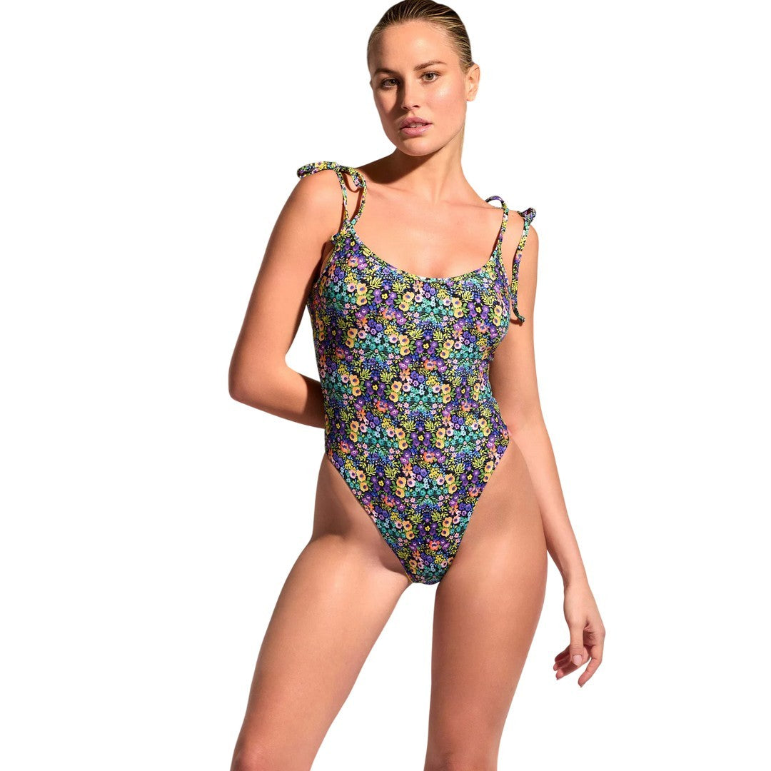 Vitamins Costume Intero Donna Con Laccetti Flowers - VV23-006