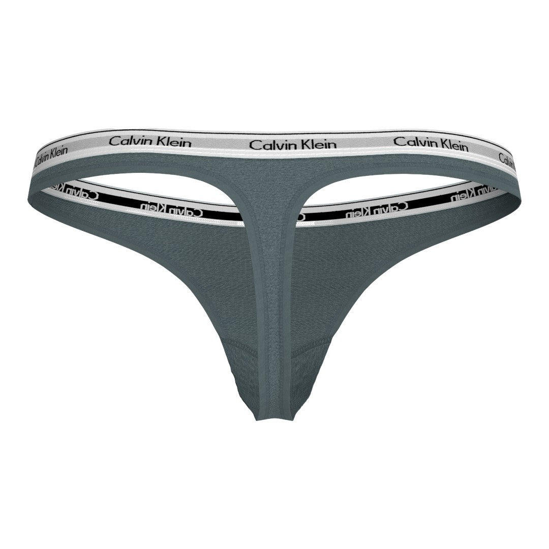 Calvin Klein Slip Donna Brasiliano Grigio Modern Logo - 000QD5246E-POF
