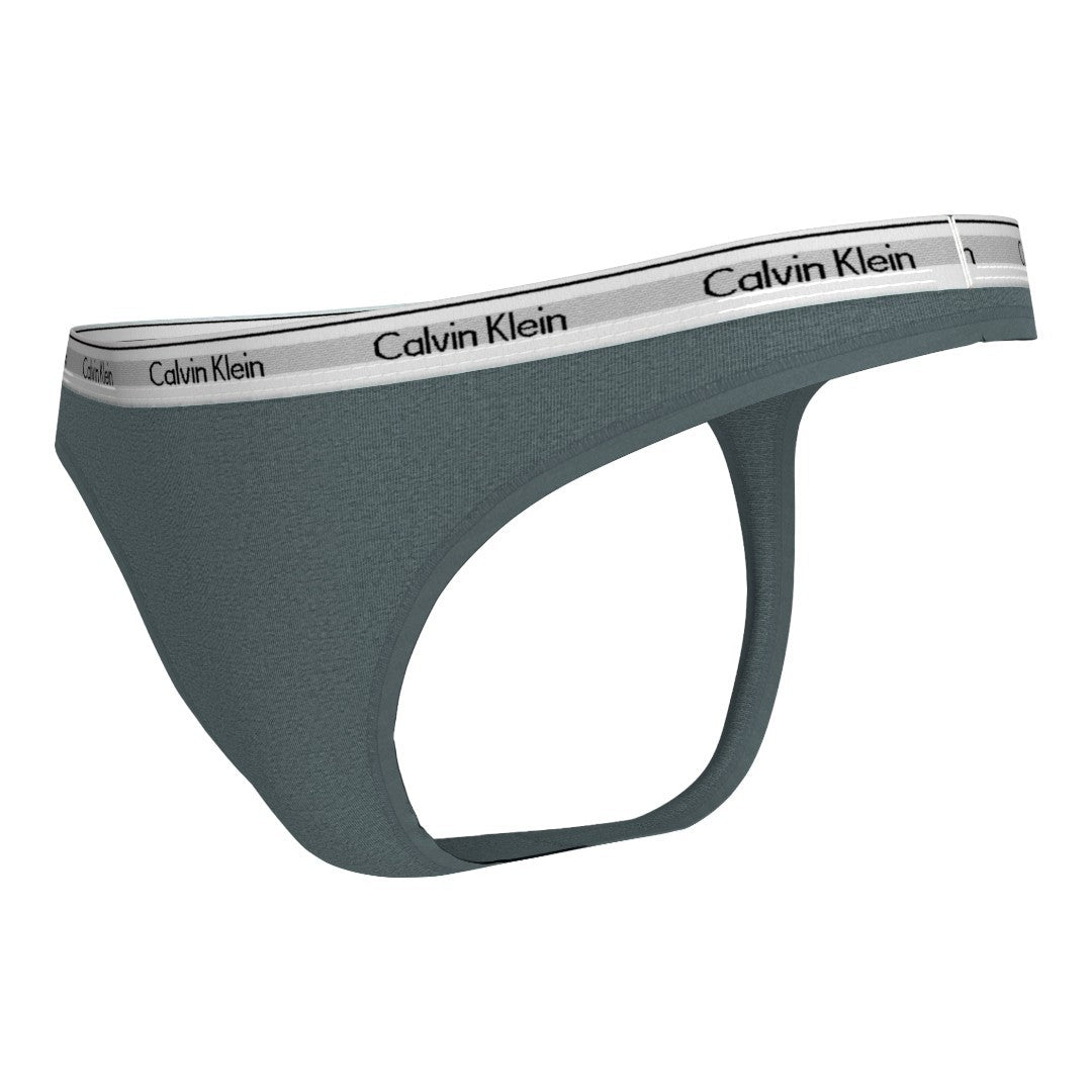 Calvin Klein Slip Donna Brasiliano Grigio Modern Logo - 000QD5246E-POF