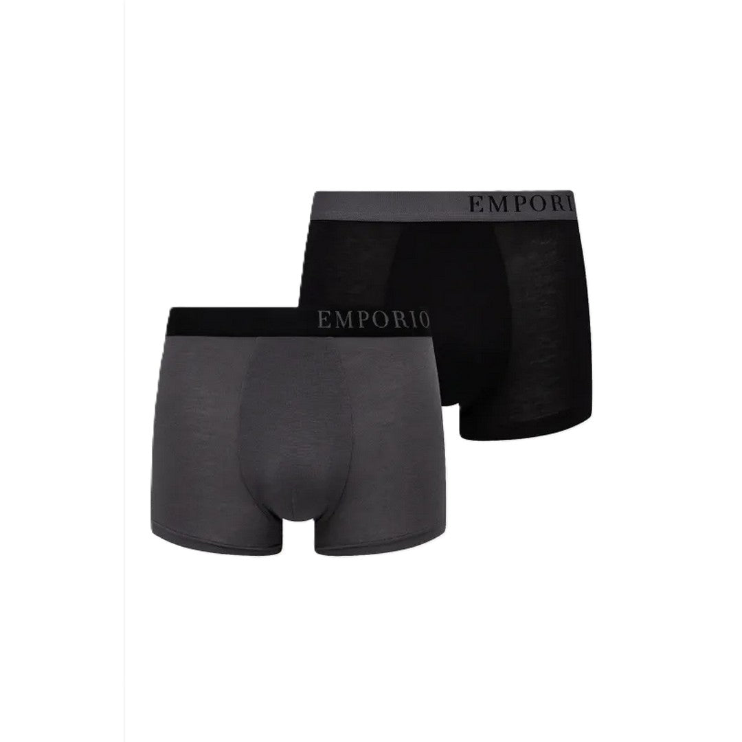 Emporio Armani Underwear Set 2 Boxer Magnete/Nero - 111210 4F733 29144