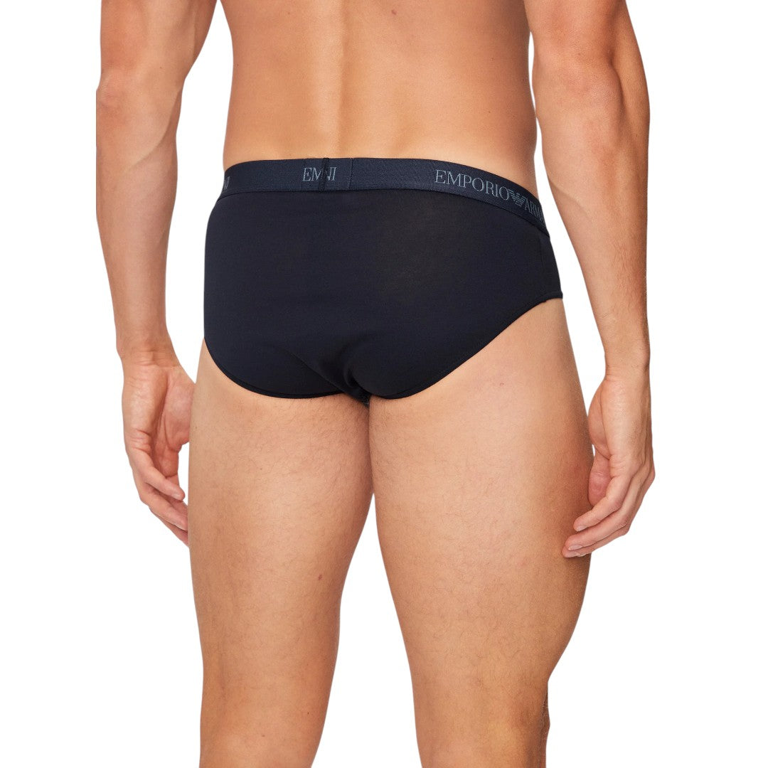 Emporio Armani Underwear Set 3 slip Marin/St Tempes/Mari - 111624 4F722 75536