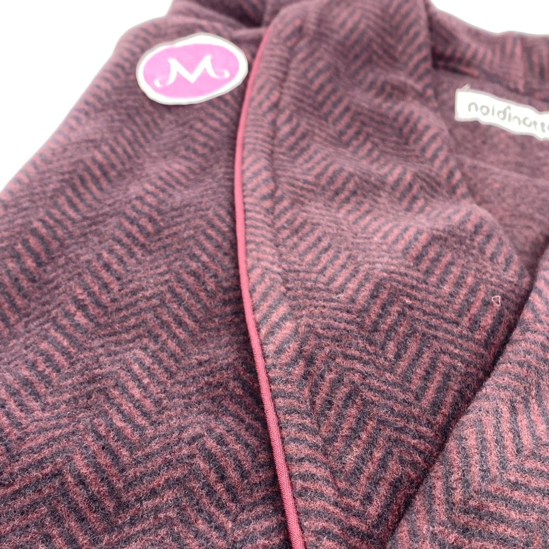 Noidinotte Vestaglia uomo micropile spinato Bordeaux GE002620PB401