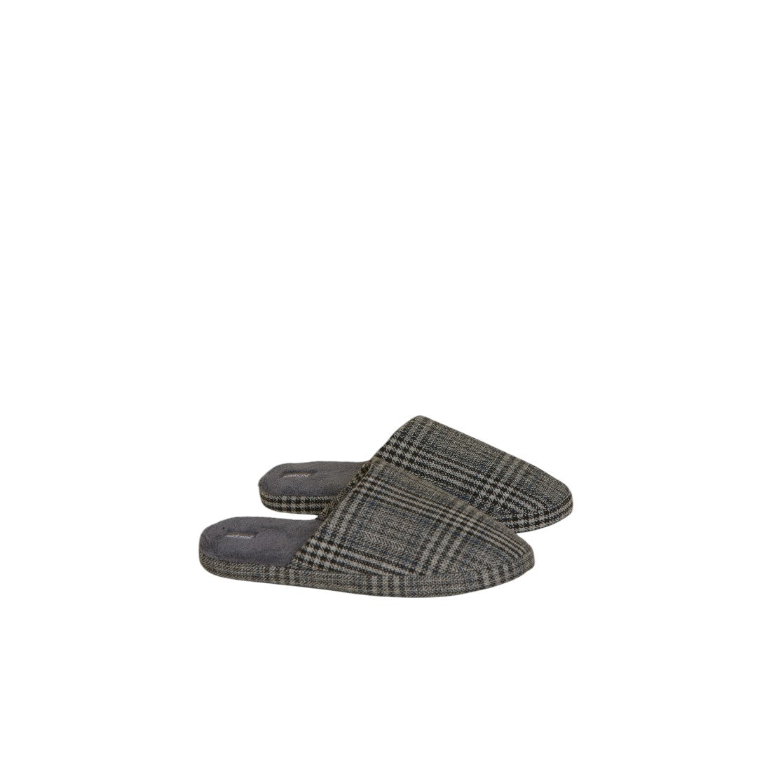 Noidinotte Pantofola uomo acrilico scottish Grigio PF002804PB401