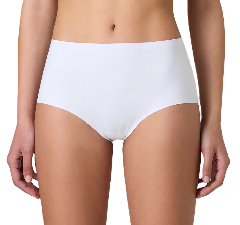Jadea Slip donna taglio Laser con pizzo Bianco