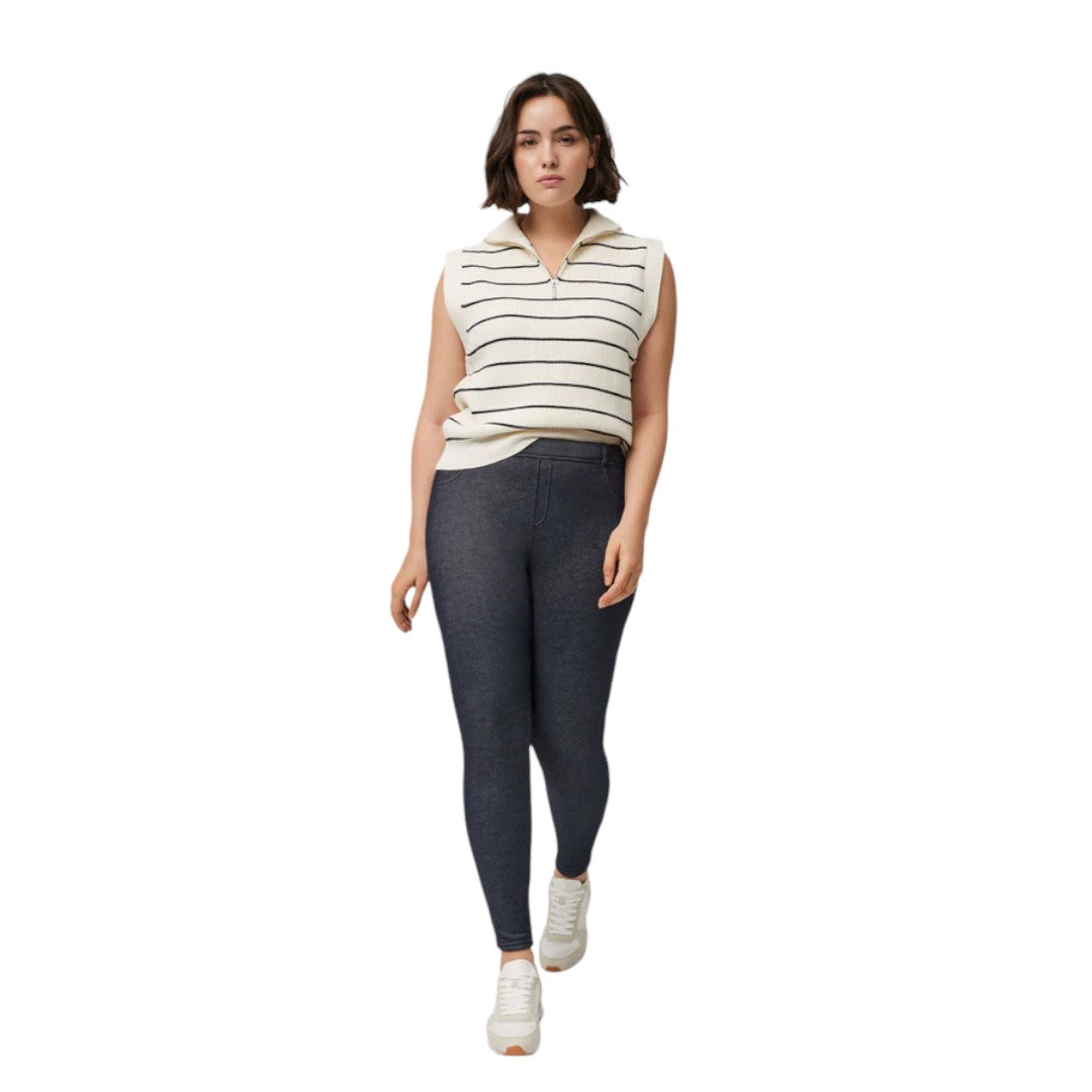 Ysabel Mora Leggings Termico Donna Effetto Jeans