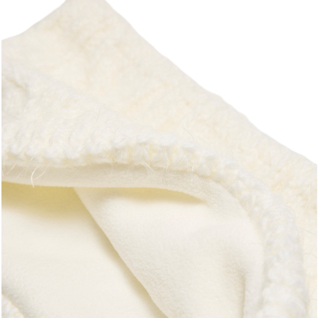 Ysabel Mora Colletto in maglia con interno in peluche pannacotta - 70659