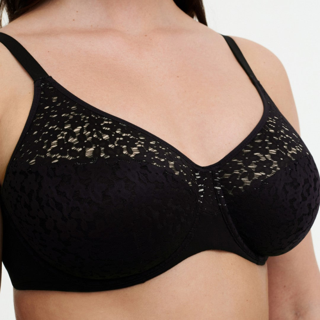 Chantelle EasyFeel Norah Reggiseno con ferretto coprente pizzo floreale C13F10