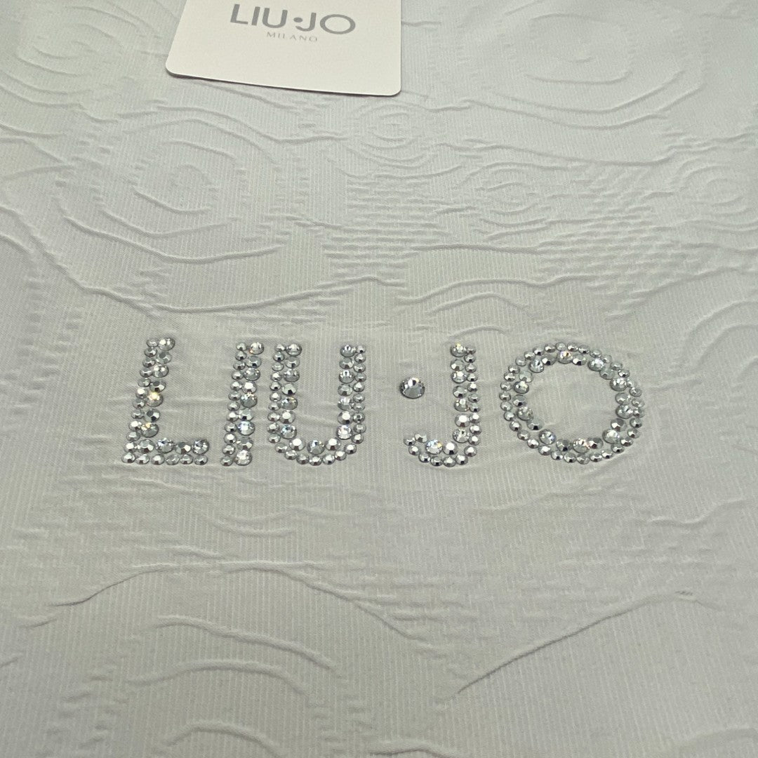 Liu Jo Copriletto liscio matrimoniale Rose Logo Swarovski - LL1073-00090