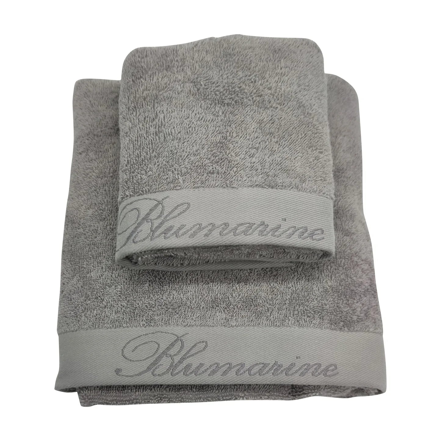 Blumarine Set Asciugamani Spa 2 Pz Silver