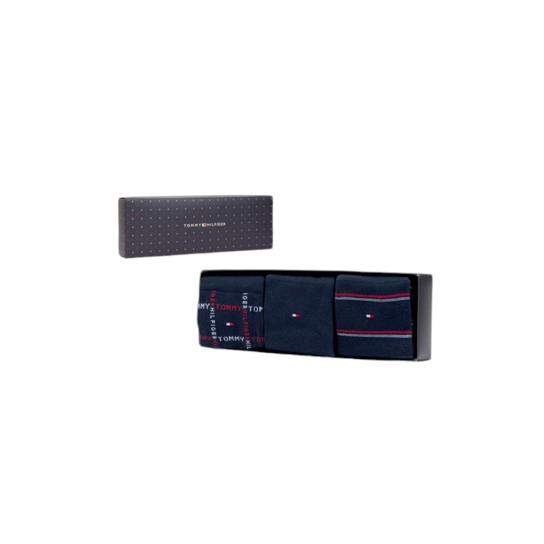 Tommy Hilfiger Uomo Gift Box x3 Calze Navy - 701224445 001 039