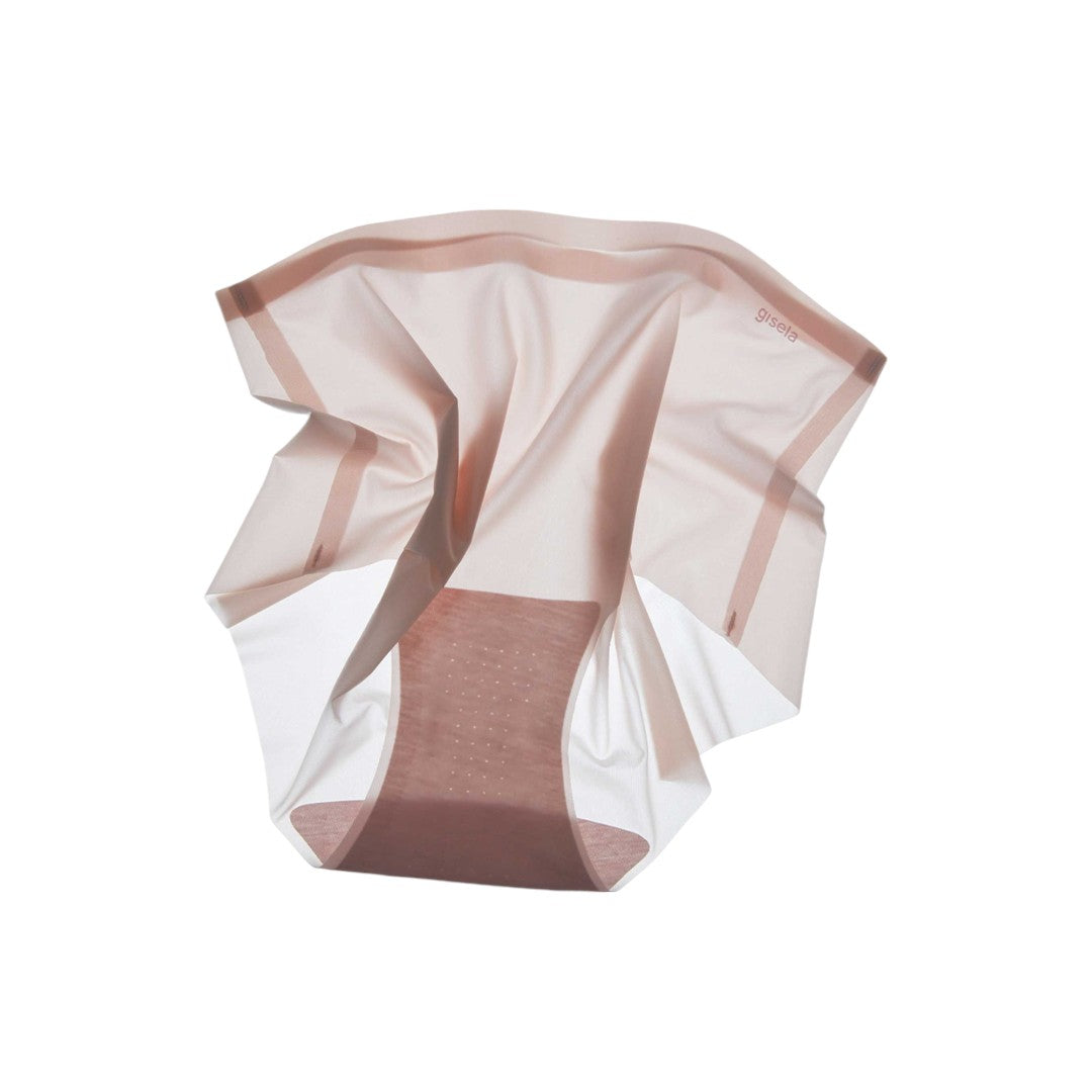 Gisela Slip Midi Invisibile Second Skin finiture termofuse taglio laser Nude