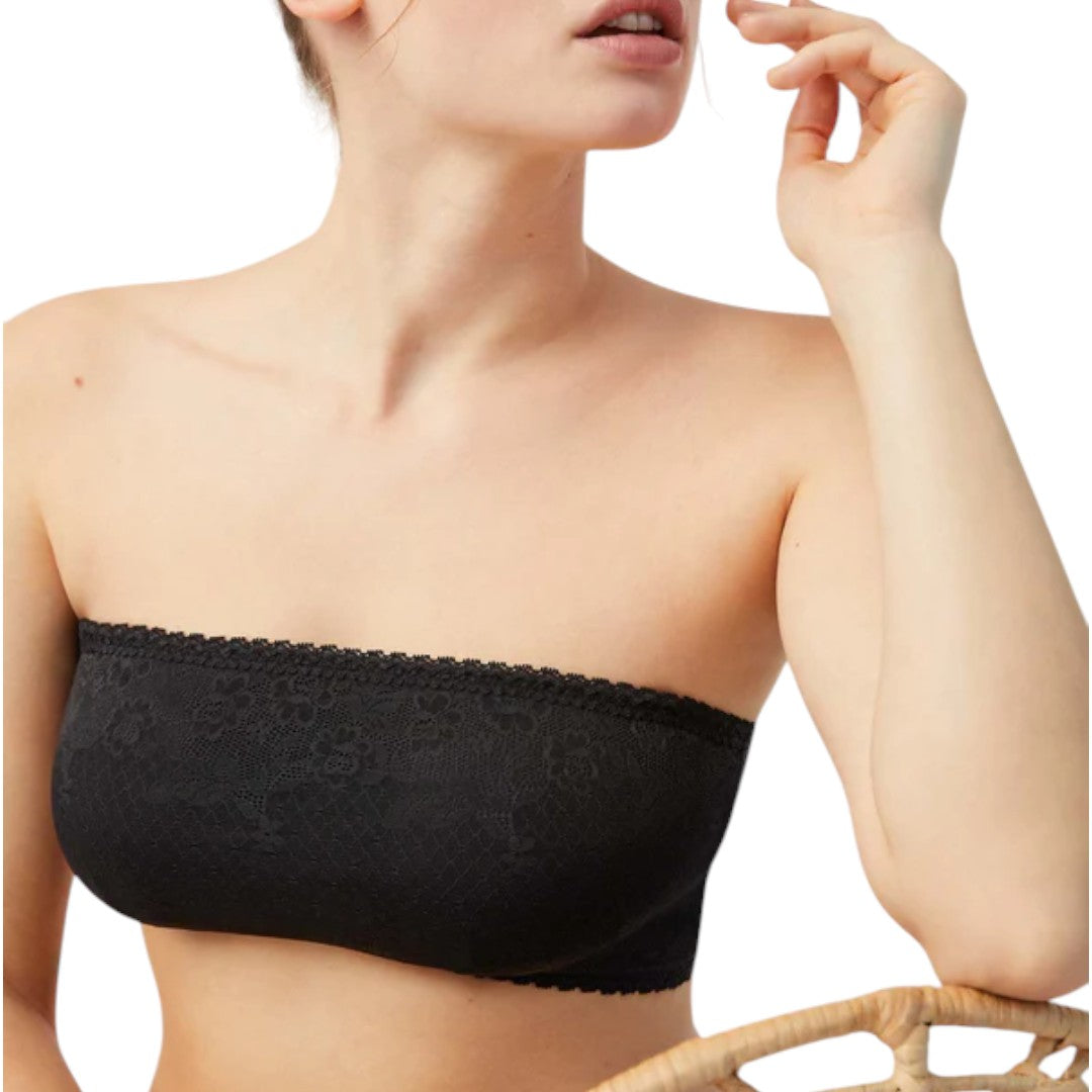Ysabel Mora Reggiseno Bandeau multiuso senza spalline -10036 nero