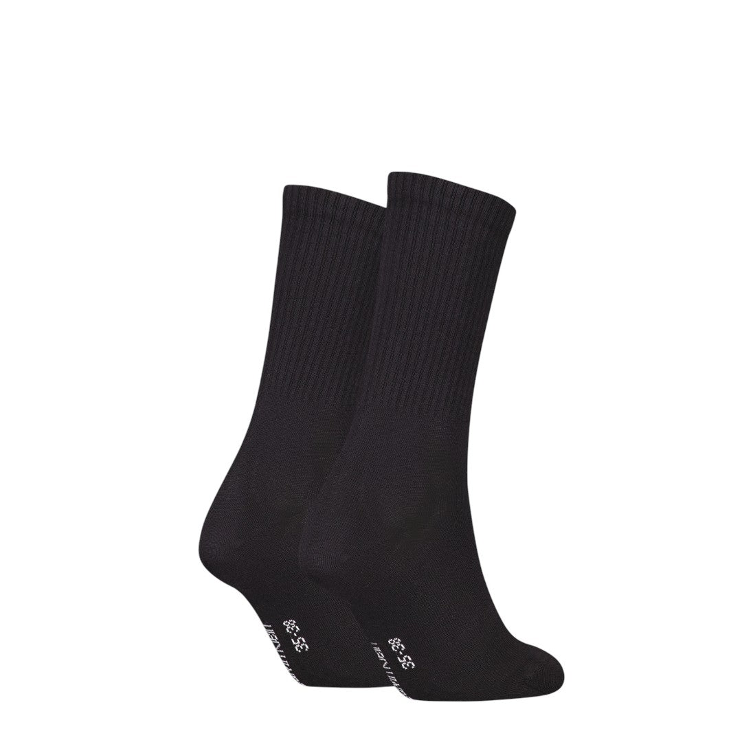 Calvin Klein Donna 2P Calze Monogram nero - 701228811 001 801