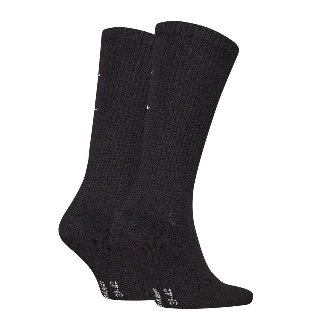 Calvin Klein Uomo 2P Calze Monogram nero - 701228802 001 805