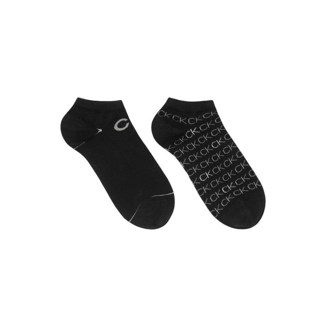 Calvin Klein Donna 2P Sneaker Repeat Logo Nero - 701218779 001 999