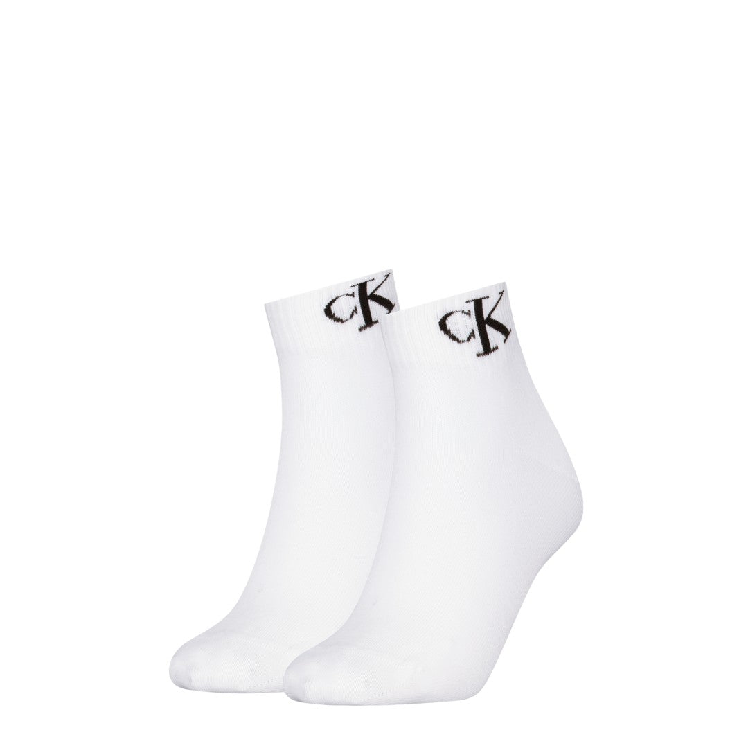 Calvin Klein Jeans Donna 2P Quarter Monogram Bianco 701228813 002 801