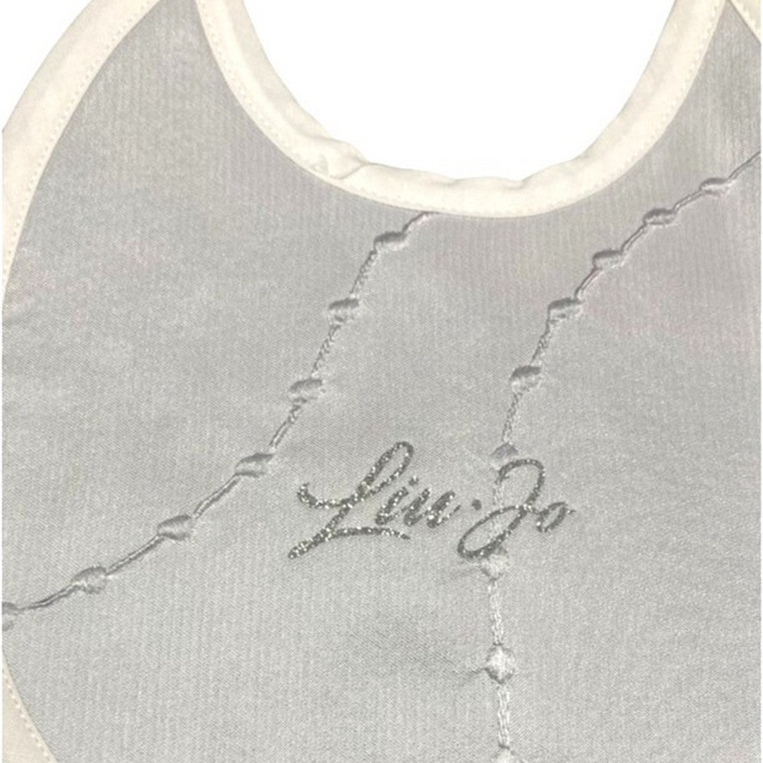 Liu Jo Baby bavaglino LJ Art. Ricamato Naturale Perla BA135B 00517