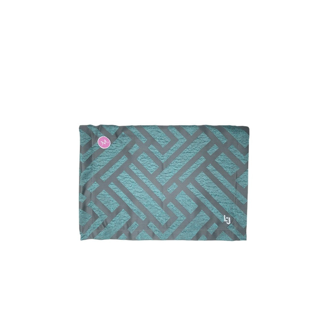 Liu Jo Runner Jacquard Intrico con logo LJ glitterato Ottanio  LT612B 00234