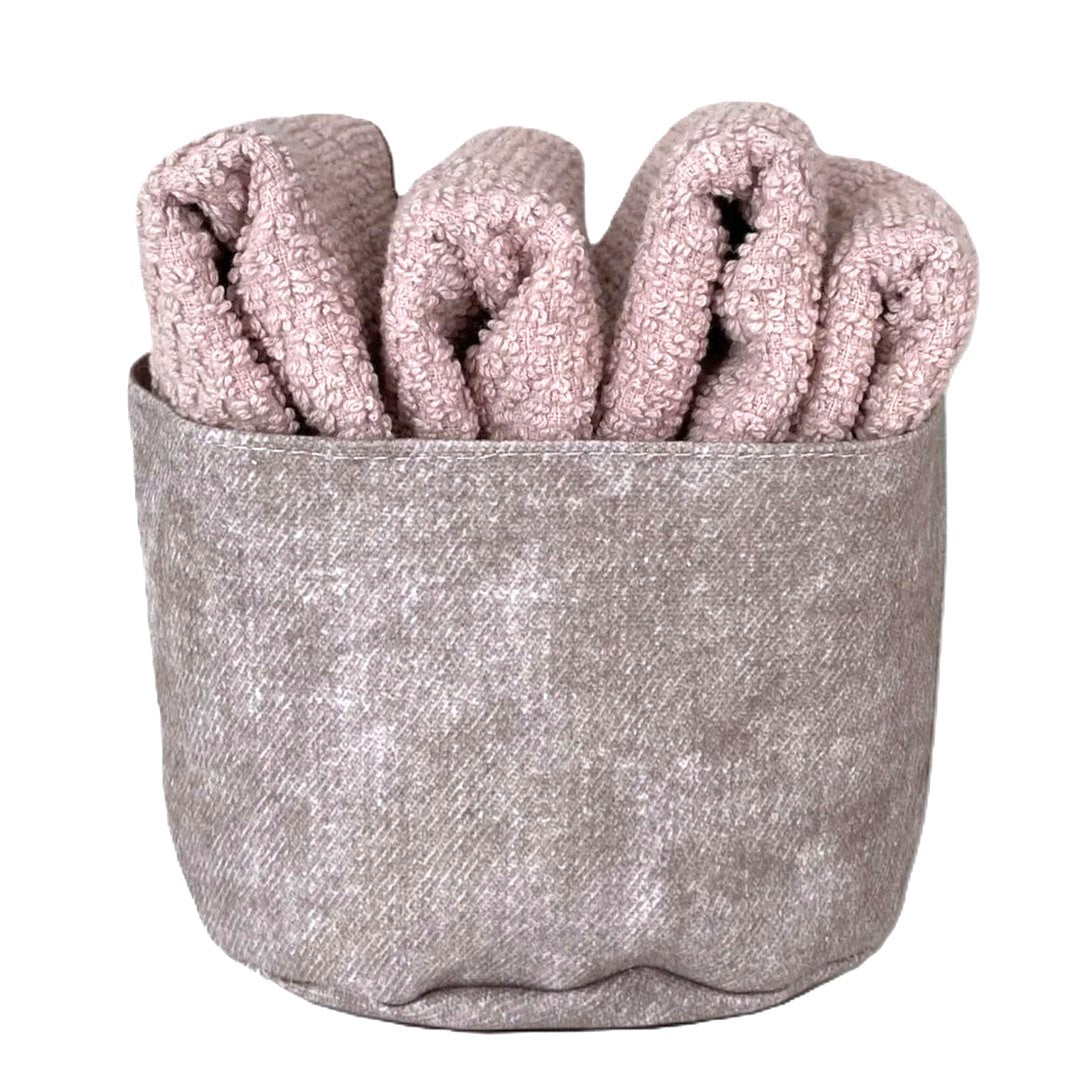 Maison Sucree Pepe cestino 4 lavette var 32 Cipria