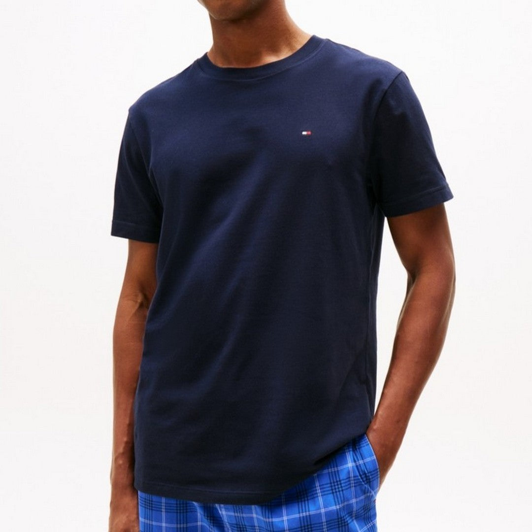 Tommy Hilfiger Beachwear T-Shirt Blu Uomo - UM0UM03362-DW5