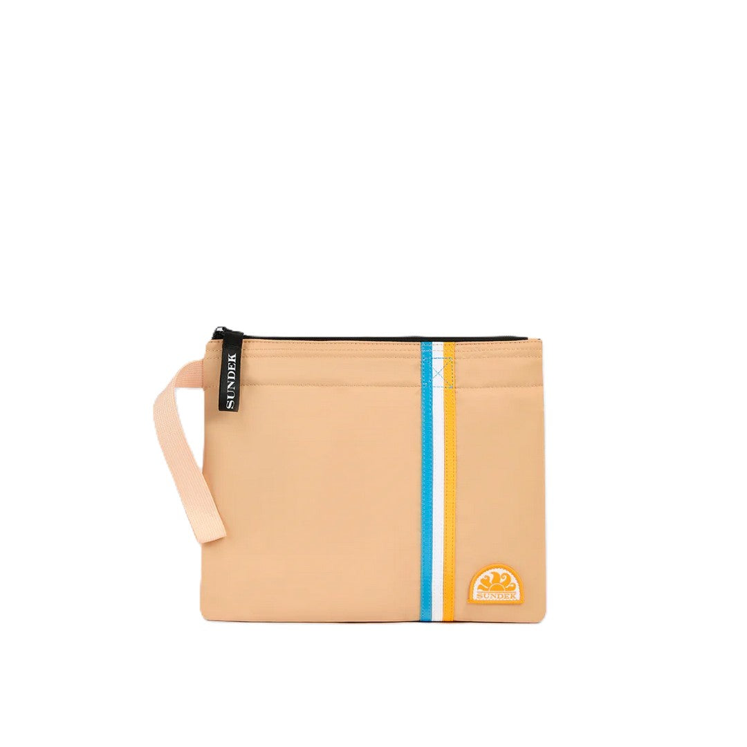 Sundek Ludvig Handbag With Side Lace, Rainbow Details - AM377ABPS200-A7201
