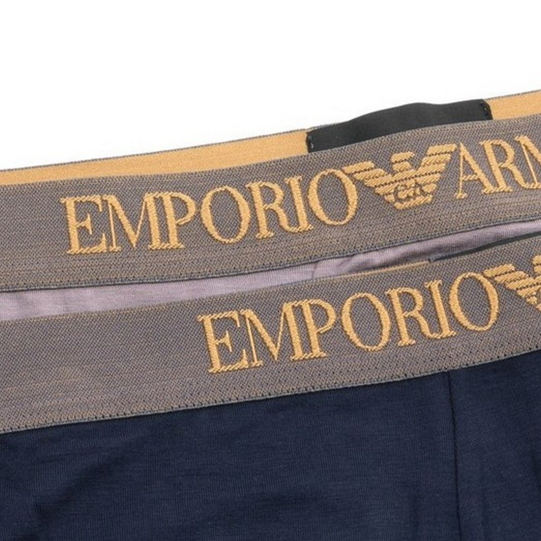 Emporio Armani Boxer uomo 2pack Shark/Armani Blu - EM000253 AF10787 M8098