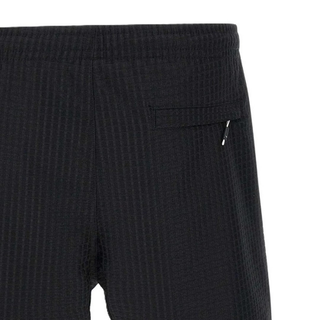 Emporio Armani Beachwear Costume pantaloncino uomo Black Texture-EM000583AF14103