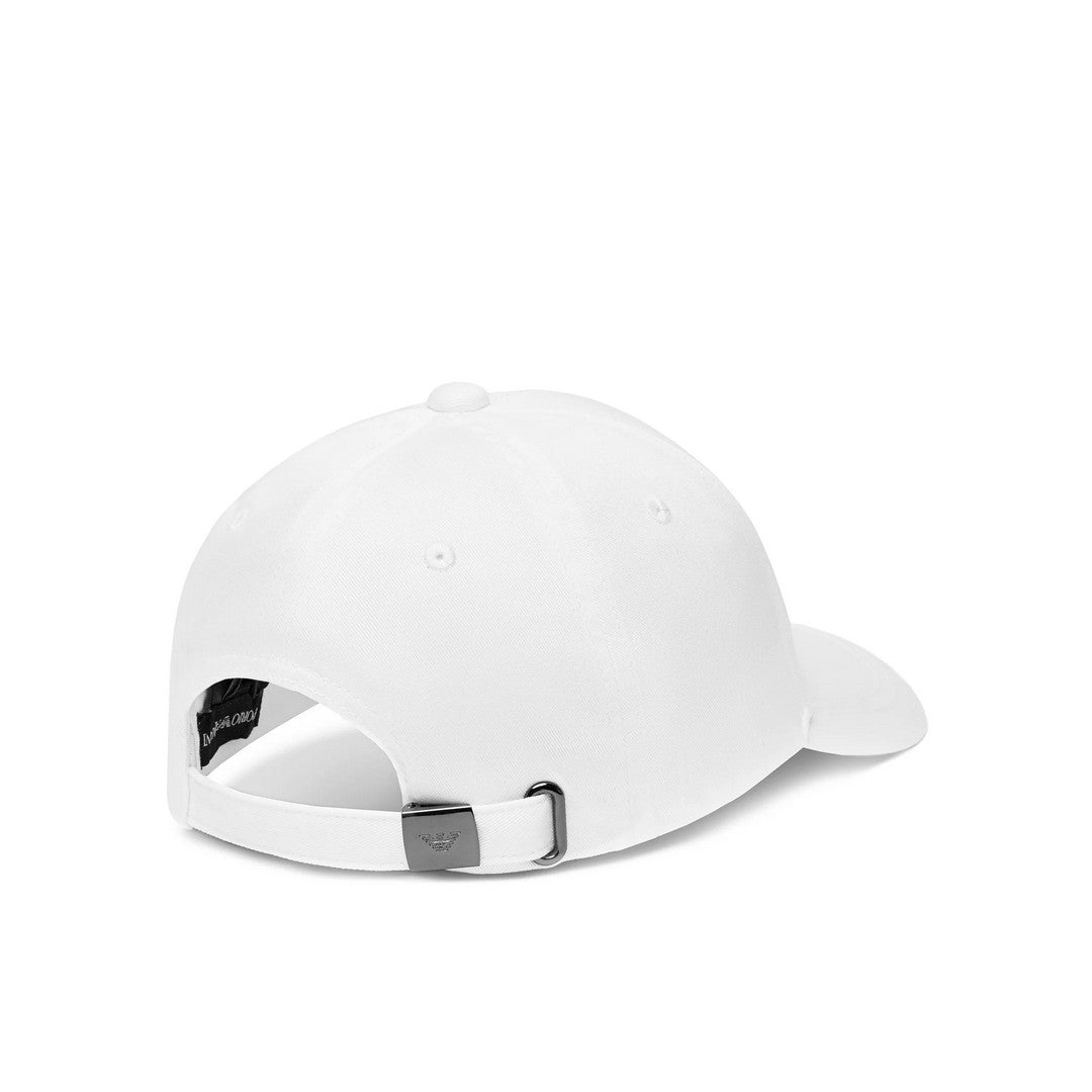 Emporio Armani Beachwear Cappello visiera Off White - EX000004 AF12603 U0011