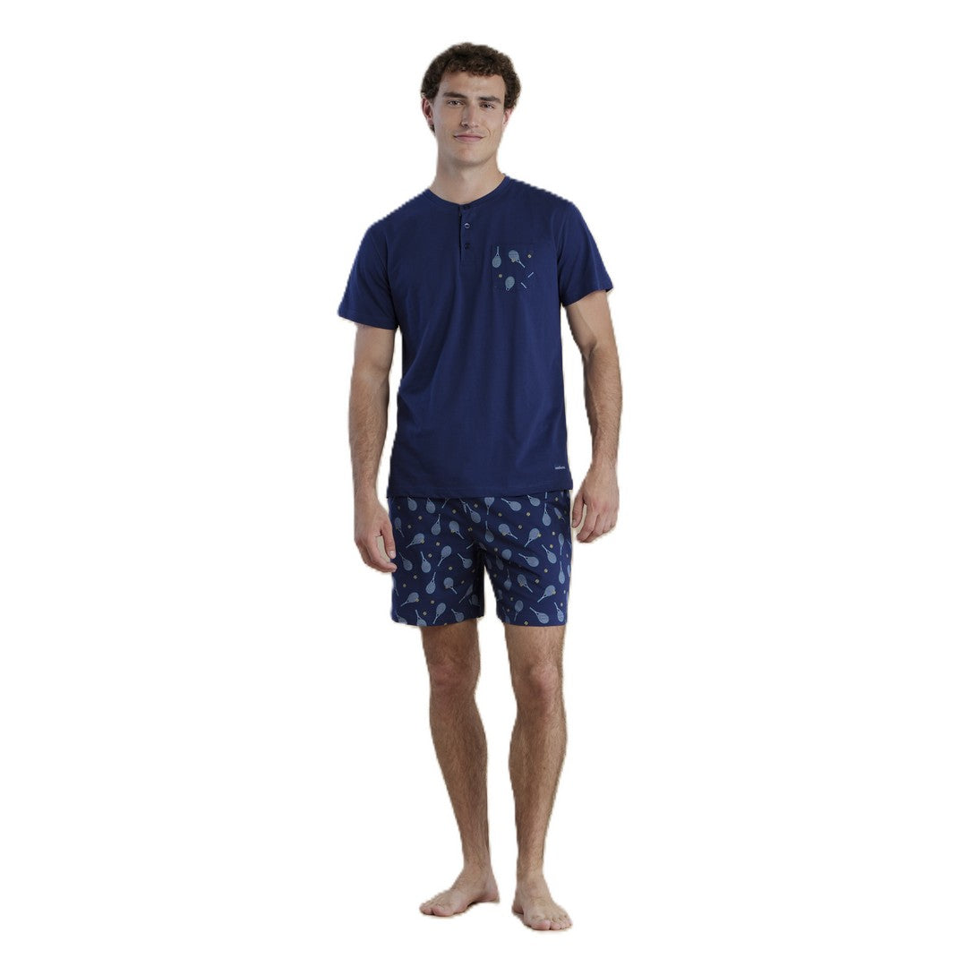 Noidinotte Pigiama Uomo Cotone Manica Corta - FC003067PB401
