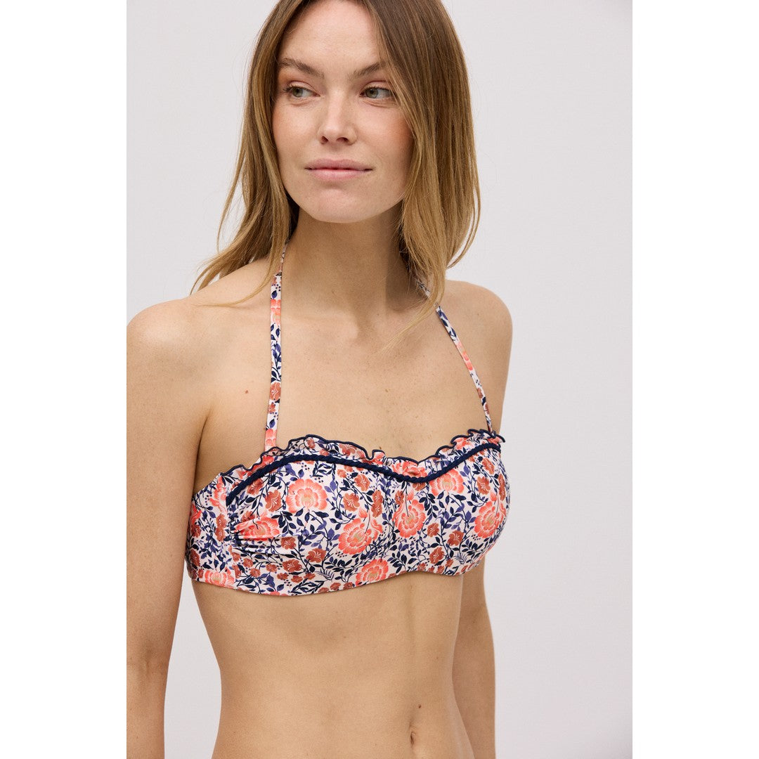 Ysabel Mora Beachwear Top Bikini Fascia StampatoDonna - 82958