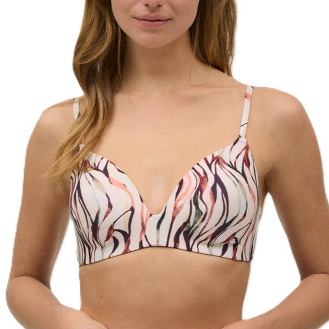 Ysabel Mora Beachwear Top Bikini A Triangolo Stampato - 82967