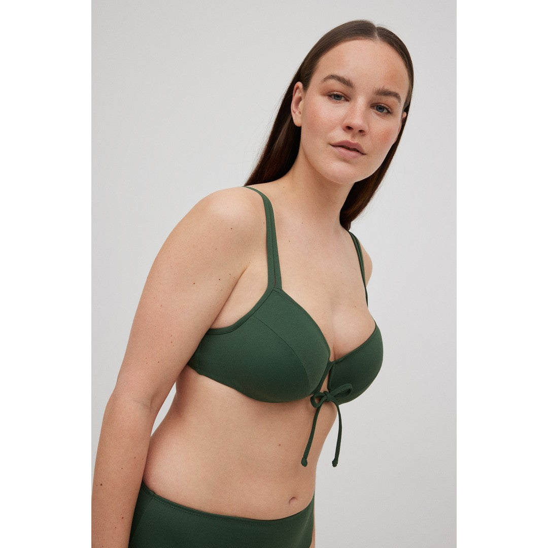 Ysabel Mora Beachwear Top Bikini Riducente In Micropiqué Con Ferretto Donna - 83