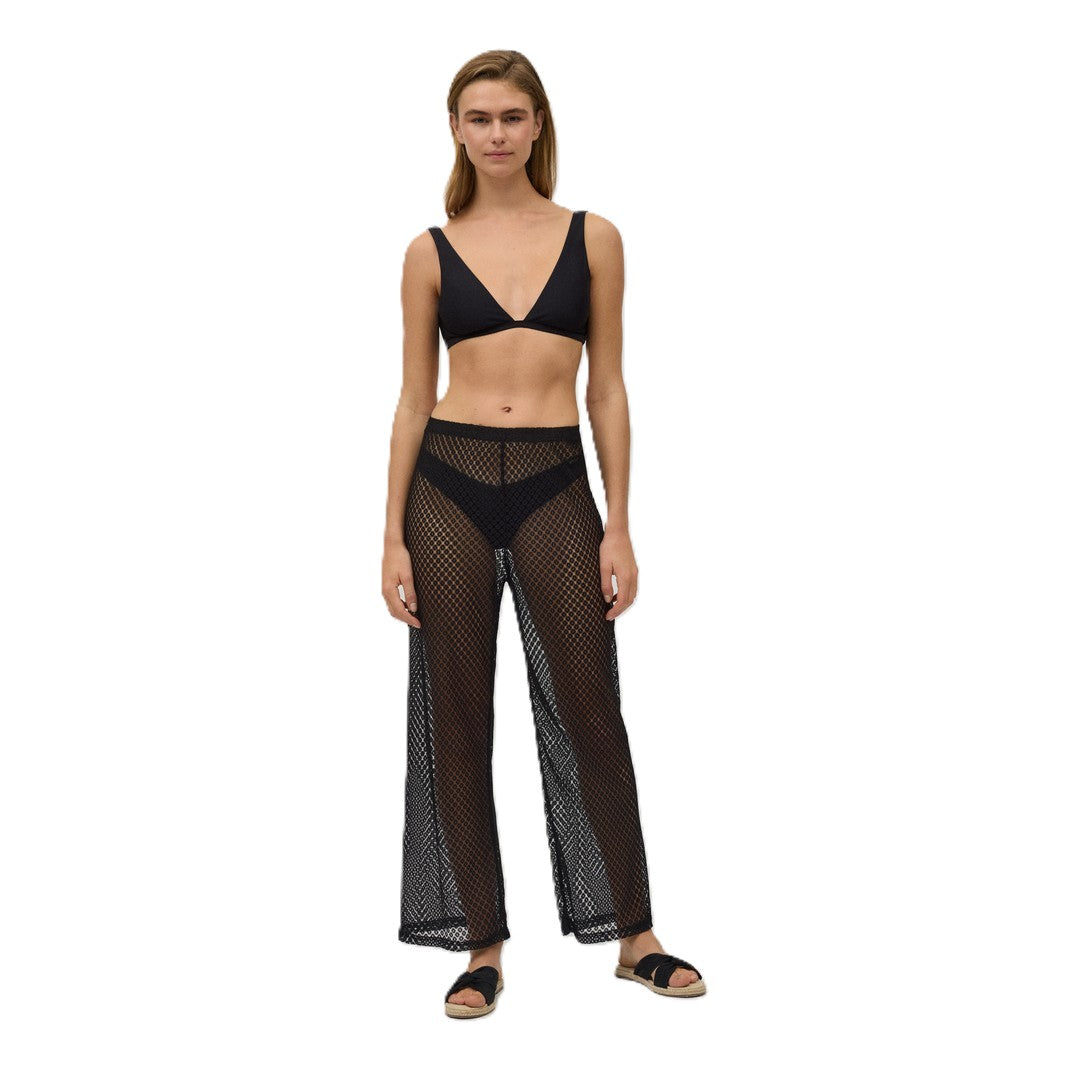 Ysabel Mora Beachwear Pantaloni Lunghi In Tessuto Traforato Donna - 86112
