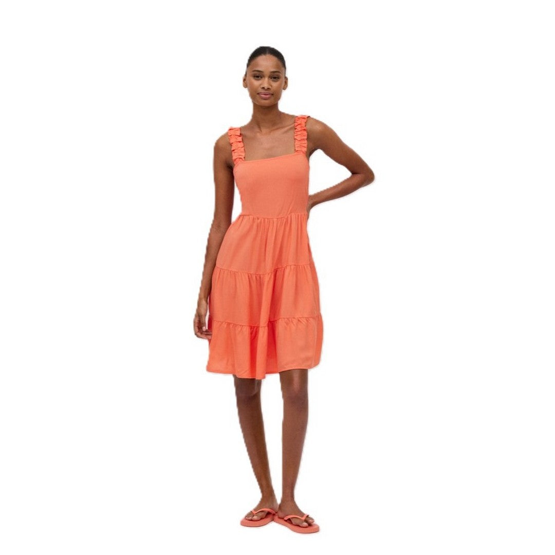 Ysabel Mora Beachwear Abito Corto Volant E Spalline Arricciate Donna - 86132