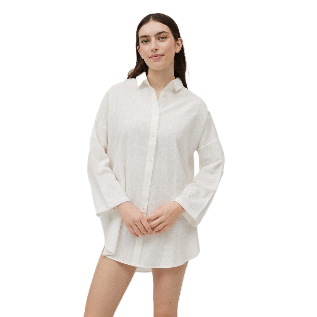 Ysabel Mora Beachwear Camicia Donna In Cotone Fluido - 86148