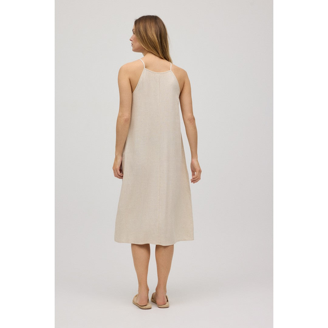 Ysabel Mora Beachwear Abito Midi In Lino Donna - 86173